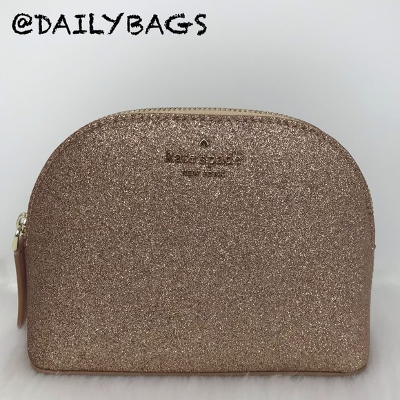 kate spade Handbags - SMALL DOME COSMETIC KATE SPADE JOELEY ROSE GOLD
